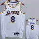 2022-23 LAKERS BRYANT #8 White Top Quality Hot Pressing NBA Jersey(圆领)