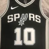 2022-23 SA Spurs SOCHAN #10 Black Top Quality Hot Pressing NBA Jersey