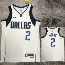 2022-23 Dallas Mavericks IRVING #2 White Home Top Quality Hot Pressing NBA Jersey