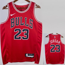 2022-23 BULLS JORDAN #23 Red Top Quality Hot Pressing NBA Jersey