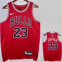 2022-23 BULLS JORDAN #23 Red Top Quality Hot Pressing NBA Jersey