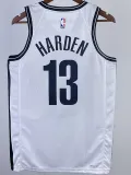 2022-23 Nets HARDEN #13 White Top Quality Hot Pressing NBA Jersey