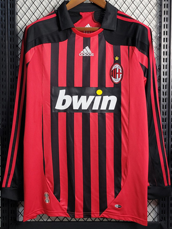 2007-2008 ACM Home Long Sleeve Retro Soccer Jersey (长袖)