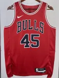 2022-23 BULLS JORDAN #45 Red Top Quality Hot Pressing NBA Jersey