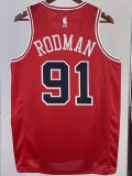 2022-23 BULLS RODMAN #91 Red Top Quality Hot Pressing NBA Jersey