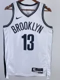 2022-23 Nets HARDEN #13 White Top Quality Hot Pressing NBA Jersey
