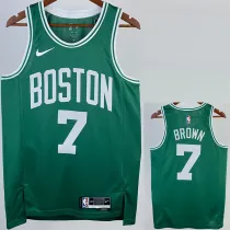 2022-23 CELTICS BROWN #7 Green Top Quality Hot Pressing NBA Jersey