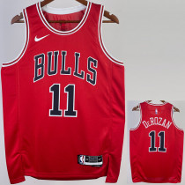 2022-23 BULLS DEROZAN #11 Red Top Quality Hot Pressing NBA Jersey