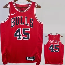 2022-23 BULLS JORDAN #45 Red Top Quality Hot Pressing NBA Jersey
