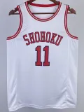 2023 SHOHOKU RUKAWA #11 White Top Quality Hot Pressing NBA Jersey