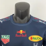 2023 F1 Red Bull Royal Blue Racing Suit (圆领广告版)