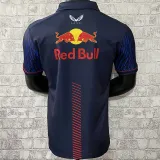 2023 F1 Red Bull #1 Royal Blue Polo Red Racing Suit(有领1号)