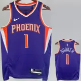 2022-23 SUNS BOOKER #1 Purple Top Quality Hot Pressing NBA Jersey