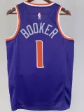 2022-23 SUNS BOOKER #1 Purple Top Quality Hot Pressing NBA Jersey