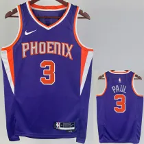 2022-23 SUNS PAUL #3 Purple Top Quality Hot Pressing NBA Jersey