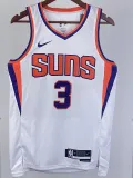 2022-23 SUNS PAUL #3 White Top Quality Hot Pressing NBA Jersey
