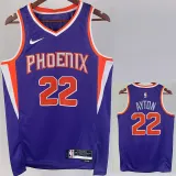 2022-23 SUNS AYTON #22 Purple Top Quality Hot Pressing NBA Jersey