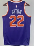 2022-23 SUNS AYTON #22 Purple Top Quality Hot Pressing NBA Jersey