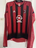 2004-2005 ACM Home Long Sleeve Retro Soccer Jersey (长袖)