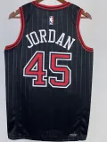 2022-23 BULLS JORDAN #45 Black Top Quality Hot Pressing NBA Jersey (Trapeze Edition) 飞人版