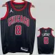 2022-23 BULLS LAVINE #8 Black Top Quality Hot Pressing NBA Jersey (Trapeze Edition) 飞人版