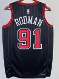 2022-23 BULLS RODMAN #91 Black Top Quality Hot Pressing NBA Jersey (Trapeze Edition) 飞人版