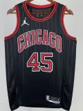 2022-23 BULLS JORDAN #45 Black Top Quality Hot Pressing NBA Jersey (Trapeze Edition) 飞人版
