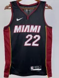 2022-23 HEAT BUTLER #22 Black Top Quality Hot Pressing NBA Jersey (V领）