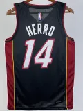 2022-23 HEAT HERRO #14 Black Top Quality Hot Pressing NBA Jersey (V领）
