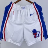 2022-23 76ERS White Edition Top Quality NBA Pants