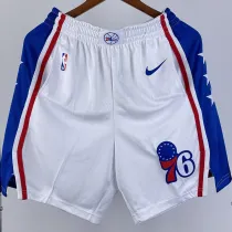 2022-23 76ERS White Edition Top Quality NBA Pants