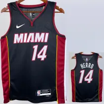 2022-23 HEAT HERRO #14 Black Top Quality Hot Pressing NBA Jersey (V领）