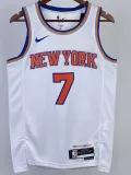 2022-23 KNICKS ANTHONY #7 White Top Quality Hot Pressing NBA Jersey