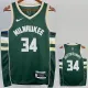 2022-23 BUCKS ANTETOKOUNMPO #34 Green Top Quality Hot Pressing NBA Jersey