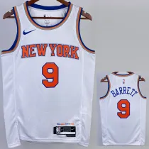 2022-23 KNICKS BARRETT #9 White Top Quality Hot Pressing NBA Jersey