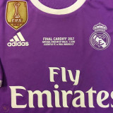 2016-2017 RMA Away Long Sleeve Retro Soccer Jersey (长袖)