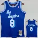 1996-97 LAKERS BRYANT #8 Blue Retro Top Quality Hot Pressing NBA Jersey(圆领）