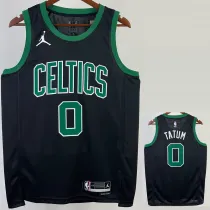 2022-23 CELTICS TATUM #0 Black Top Quality Hot Pressing NBA Jersey (Trapeze Edition) 飞人版