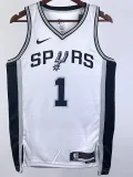 2022-23 SA Spurs WEMBANYAMA #1 White Top Quality Hot Pressing NBA Jersey