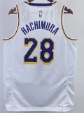 2022-23 LAKERS HACHIMURA #28 White Top Quality Hot Pressing NBA Jersey(圆领)