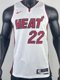 2022-23 HEAT BUTLER #22 White Top Quality Hot Pressing NBA Jersey (V领）