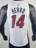 2022-23 HEAT HERRO #14 White Top Quality Hot Pressing NBA Jersey (V领）