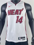 2022-23 HEAT HERRO #14 White Top Quality Hot Pressing NBA Jersey (V领）
