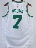 2022-23 CELTICS BROWN #7 White Top Quality Hot Pressing NBA Jersey