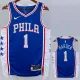 2022-23 76ERS HARDEN #1 Blue Top Quality Hot Pressing NBA Jersey (V领）