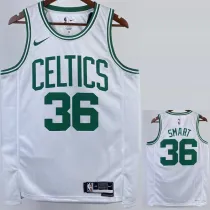 2022-23 CELTICS SMART #36 White Top Quality Hot Pressing NBA Jersey