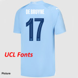 2023-24 Man City Home Fans Soccer Jersey