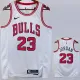 2022-23 BULLS JORDAN #23 White Top Quality Hot Pressing NBA Jersey