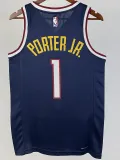 2022-23 Nuggets PORTER JR. #1 Royal Blue Top Quality Hot Pressing NBA Jersey