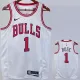 2022-23 BULLS ROSE #1 White Top Quality Hot Pressing NBA Jersey